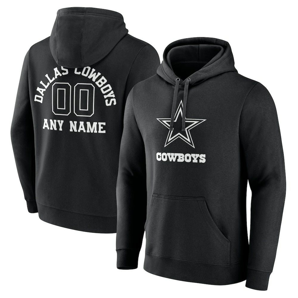NFL Dallas Cowboys Personalized Name & Number Pullover Hoodie