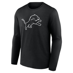 NFL Detroit Lions Personalized Name & Number Monochrome Long Sleeve T-Shirt