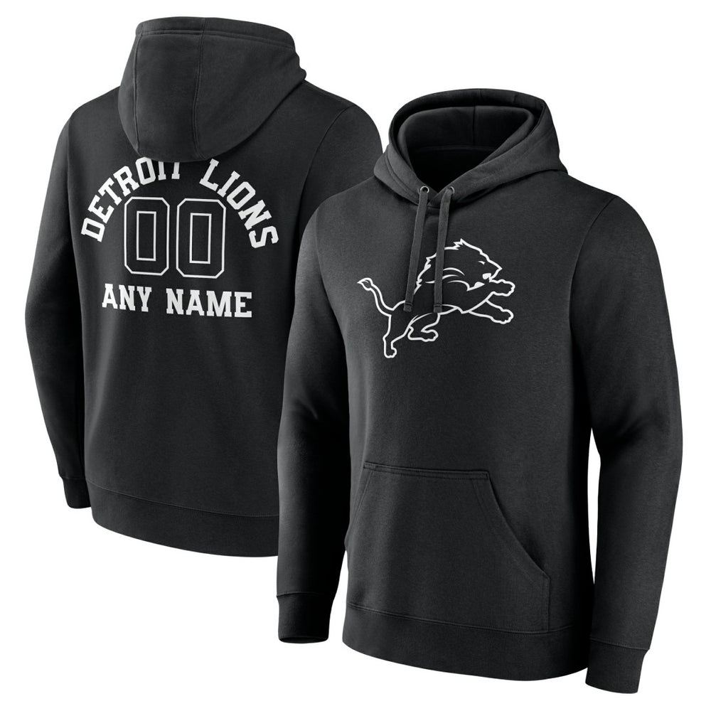 NFL Detroit Lions Personalized Name & Number Pullover Hoodie