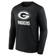 NFL Green Bay Packers Personalized Name & Number Monochrome Long Sleeve T-Shirt