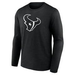 NFL Houston Texans Personalized Name & Number Monochrome Long Sleeve T-Shirt