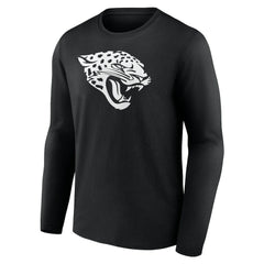 NFL Jacksonville Jaguars Personalized Name & Number Monochrome Long Sleeve T-Shirt
