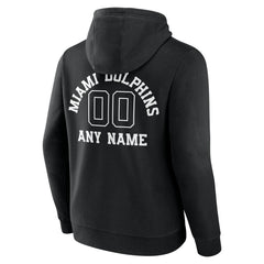 NFL Miami Dolphins Personalized Name & Number Pullover Hoodie