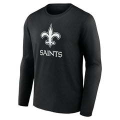 NFL New Orleans Saints Personalized Name & Number Monochrome Long Sleeve T-Shirt