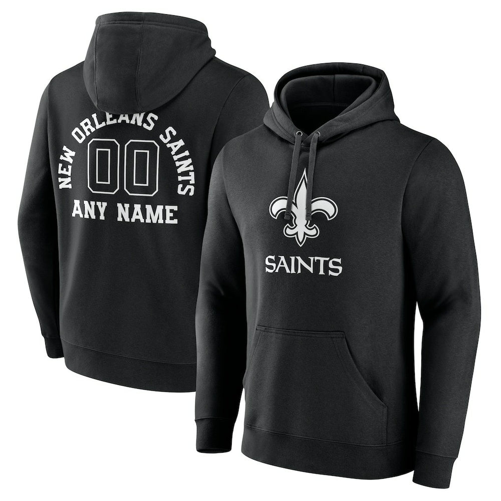 NFL New Orleans Saints Personalized Name & Number Pullover Hoodie