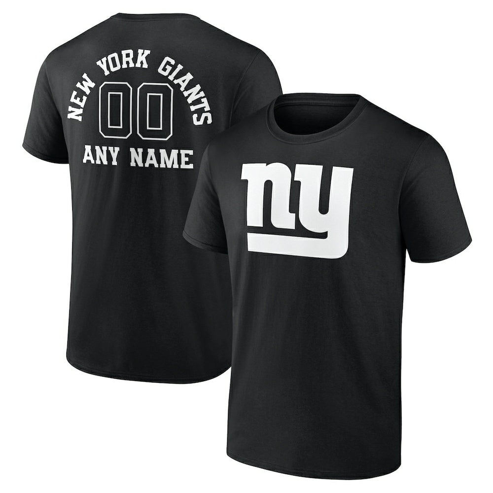 NFL New York Giants Personalized Name & Number Monochrome T-Shirt