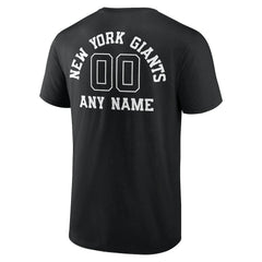 NFL New York Giants Personalized Name & Number Monochrome T-Shirt