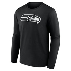 NFL Seattle Seahawks Personalized Name & Number Monochrome Long Sleeve T-Shirt