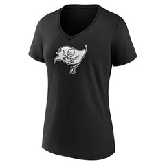 NFL Tampa Bay Buccaneers Women's Personalized Name & Number Monochrome V-Neck T-Shirt