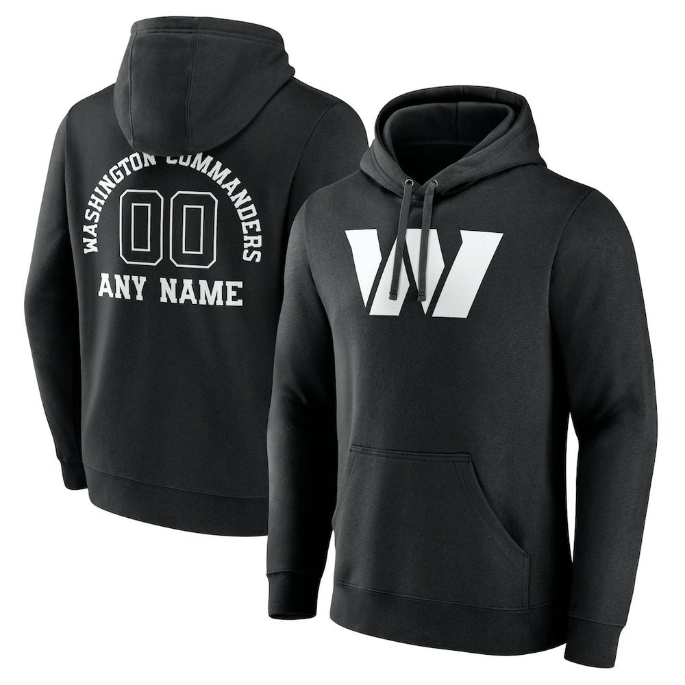 NFL Washington Commanders Personalized Name & Number Pullover Hoodie