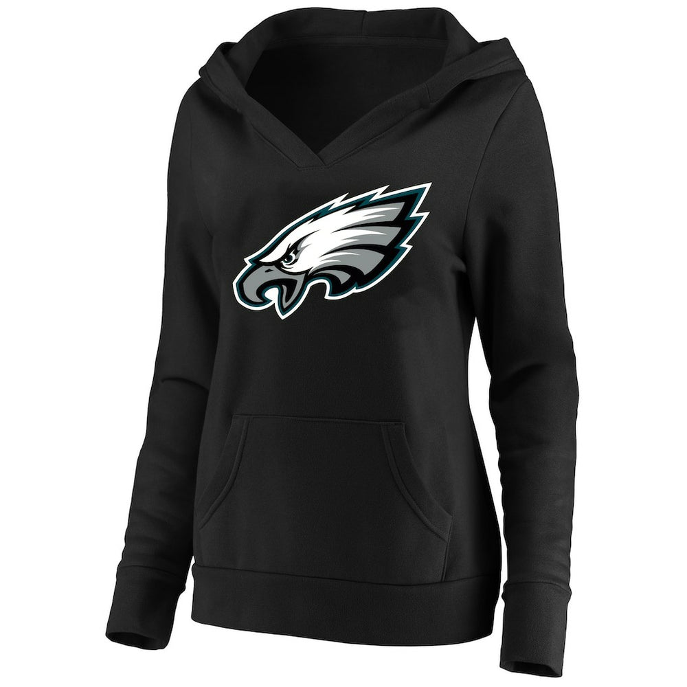 NFL Philadelphia Eagles Women's Plus Size V-Neck Pullover Hoodie