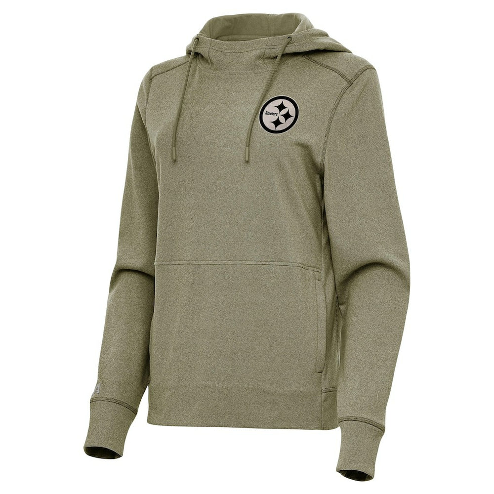 NFL Pittsburgh Steelers Antigua Women's Justice Pullover Hoodie
