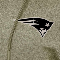 NFL New England Patriots Antigua Women's Justice Pullover Hoodie