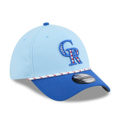 Colorado Rockies 2025 Fourth of July 39THIRTY Flex Hat - Light Blue/Blue | New Era
