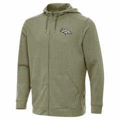 NFL Denver Broncos Antigua Effortless Full-Zip Hoodie Jacket
