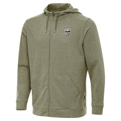 NFL Minnesota Vikings Antigua Effortless Full-Zip Hoodie Jacket