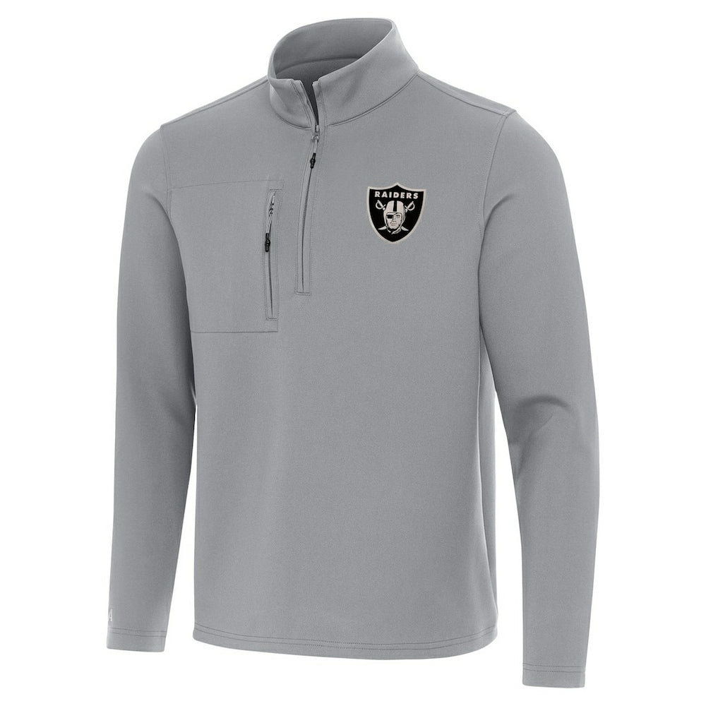 NFL Las Vegas Raiders Antigua Insider Quarter-Zip Jacket