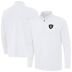 NFL Las Vegas Raiders Antigua Reprocess Quarter-Zip Top