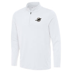 NFL Miami Dolphins Antigua Reprocess Quarter-Zip Top