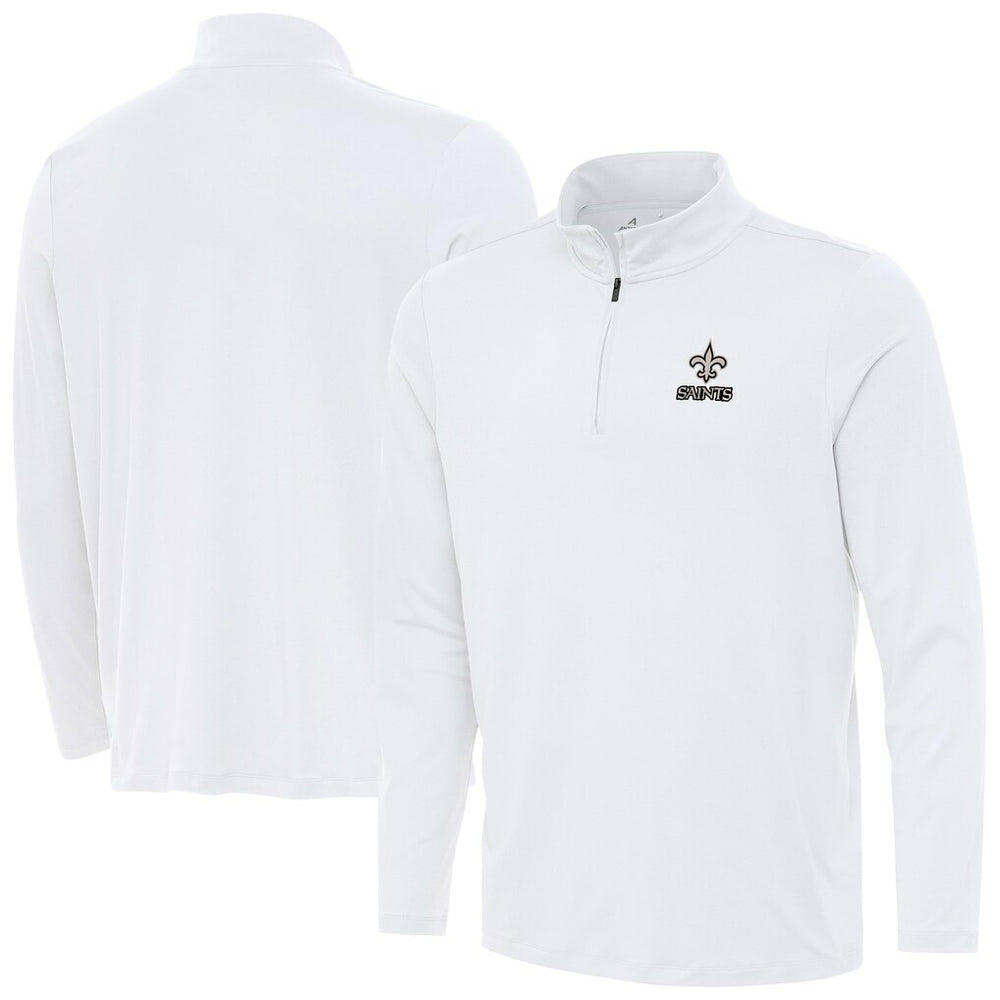 NFL New Orleans Saints Antigua Reprocess Quarter-Zip Top