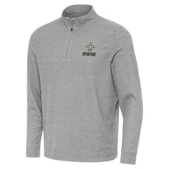 NFL New Orleans Saints Antigua Subtle Quarter-Zip Top