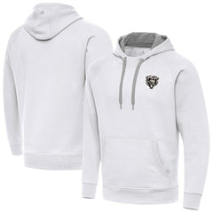 NFL Chicago Bears Antigua Brushed Carbon Victory Pullover Hoodie