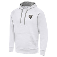 NFL Chicago Bears Antigua Brushed Carbon Victory Pullover Hoodie