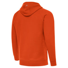 NFL Chicago Bears Antigua Brushed Carbon Victory Pullover Hoodie
