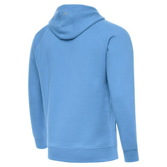 NFL Los Angeles Chargers Antigua Brushed Carbon Victory Pullover Hoodie