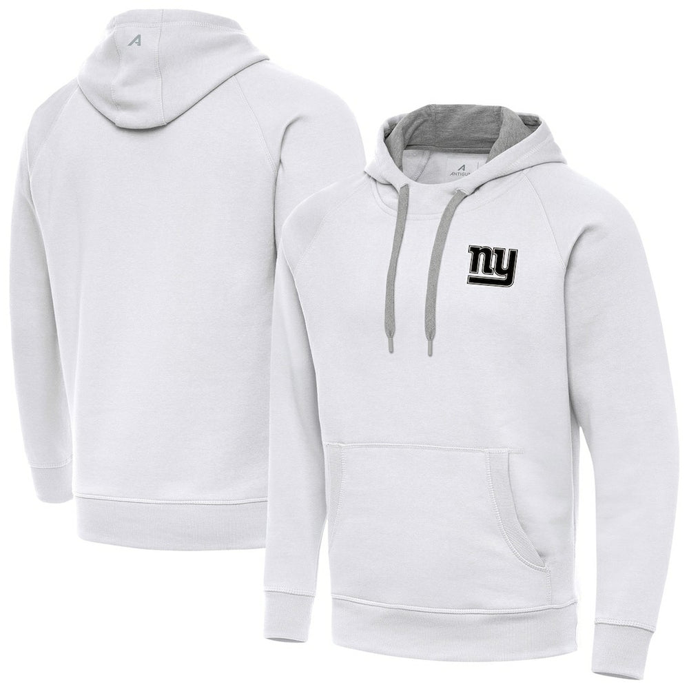 NFL New York Giants Antigua Brushed Carbon Victory Pullover Hoodie
