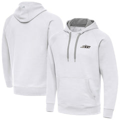 NFL New York Jets Antigua Brushed Carbon Victory Pullover Hoodie