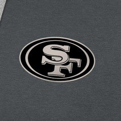 NFL San Francisco 49ers Antigua Brushed Carbon Victory Pullover Hoodie