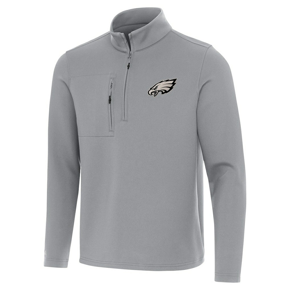 NFL Philadelphia Eagles Antigua Insider Quarter-Zip Top