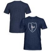 Tottenham Hotspur 1863FC Retro Monochrome Badge Vintage Tri-Blend T-Shirt / Soccer Hot sale