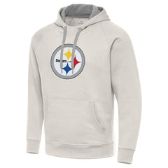 NFL Pittsburgh Steelers Antigua Victory Raglan Pullover Hoodie