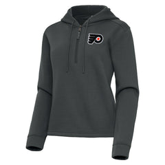 Philadelphia Flyers Antigua Women's Contemporary Quarter-Zip Hoodie
