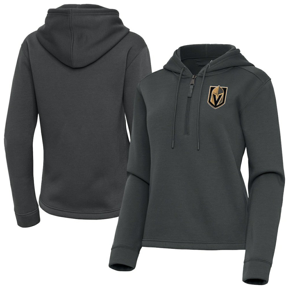 Vegas Golden Knights Antigua Women's Contemporary Quarter-Zip Hoodie