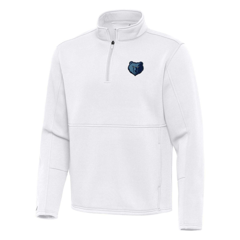 Memphis Grizzlies Antigua Twist Quarter-Zip Pullover Top - White outlet