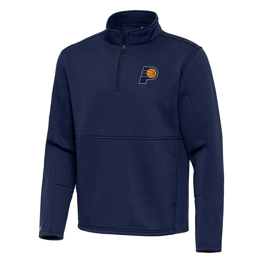 Indiana Pacers Antigua Twist Quarter-Zip Pullover Top - Navy outlet