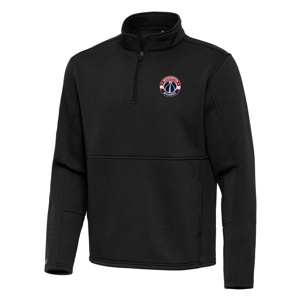 Washington Wizards Antigua Twist Quarter-Zip Pullover Top - Black outlet