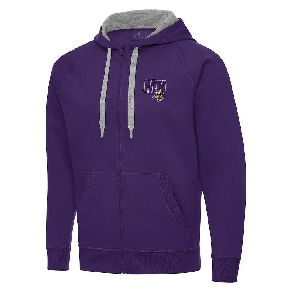 NFL Minnesota Vikings Men's Antigua Victory Full-Zip Hoodie