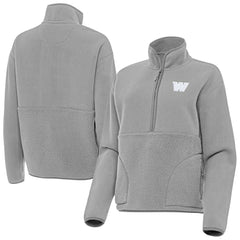 NFL Washington Commanders Antigua Women's Figure Half-Zip Sweatshirt