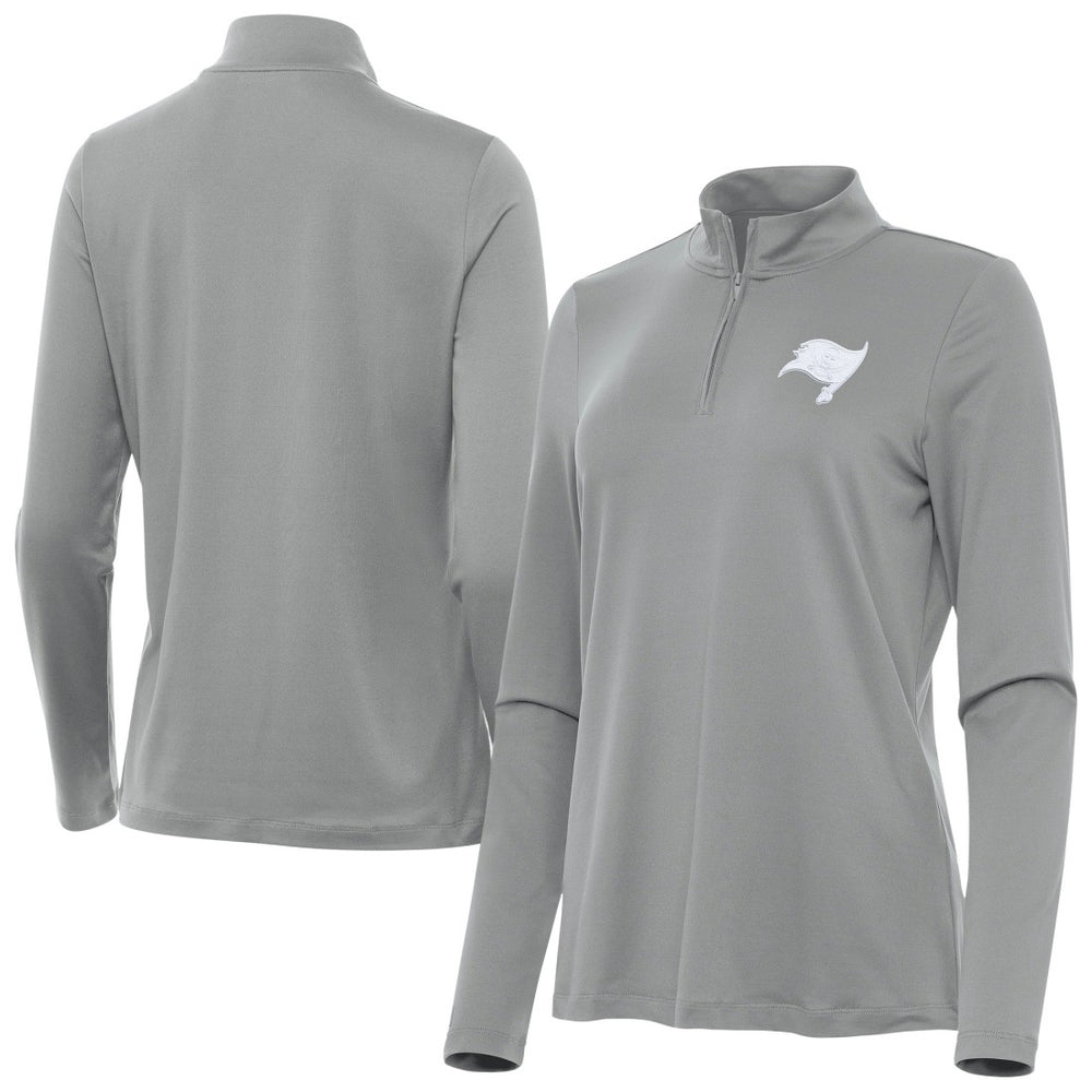 NFL Tampa Bay Buccaneers Antigua Women's Reprocess Quarter-Zip Top