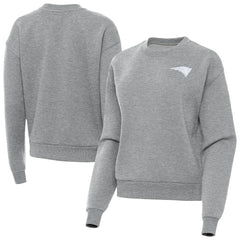 NFL New England Patriots Antigua Women's Victory Crew Pullover Sweatshirt