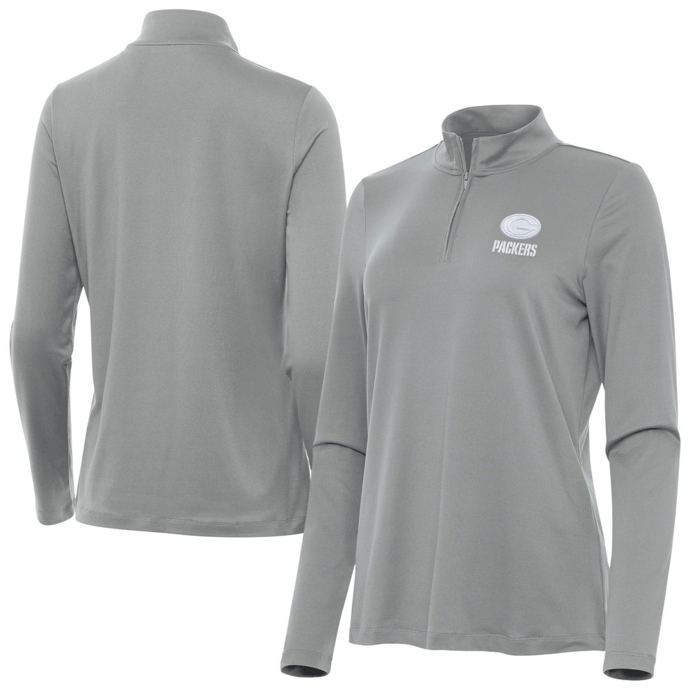 NFL Green Bay Packers Antigua Women's Reprocess Quarter-Zip Top