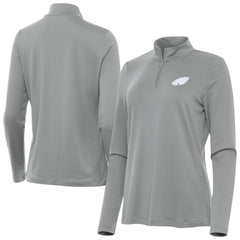NFL Philadelphia Eagles Antigua Women's Reprocess Quarter-Zip Top