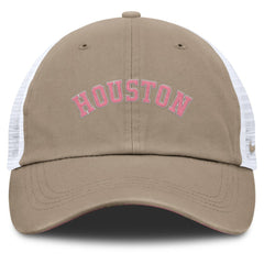 Houston Astros Unisex Mother's Day Club Trucker Adjustable Hat - Khaki/White | Nike