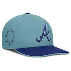 Atlanta Braves Father's Day Pro Performance Snapback Hat - Turquoise | Nike