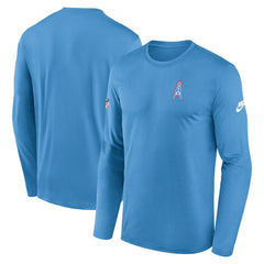 NFL Tennessee Titans Legend Oilers Throwback Dri-FIT Long Sleeve T-Shirt
