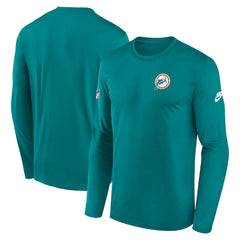 NFL Miami Dolphins Legend Small Logo Dri-FIT Long Sleeve T-Shirt